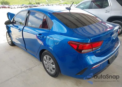 2022 Kia Rio S z USA, uszkodzony, nr VIN 3KPA24AD4NE489024